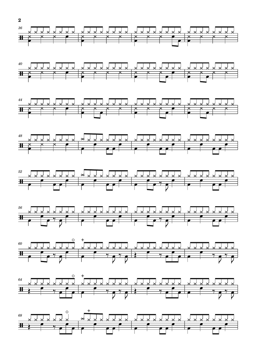 Is This Love Is This Love Drum Set scores gallery preview page 2