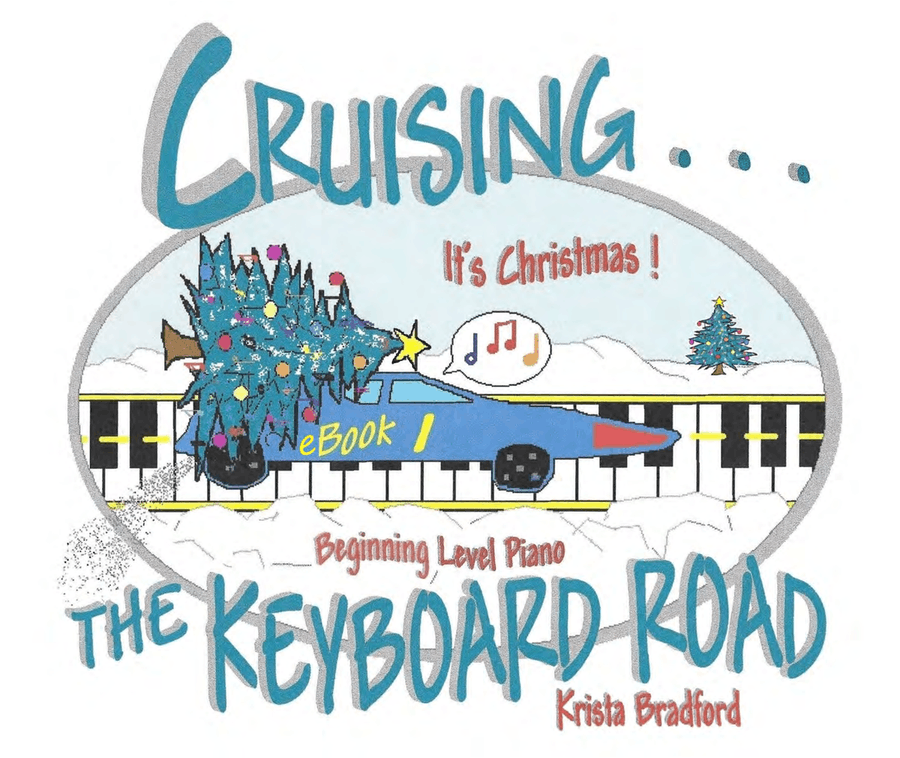 Cruising the Keyboard Road - It's Christmas! - Beginning Level Piano eBook 1 Easy Piano scores gallery preview page 1
