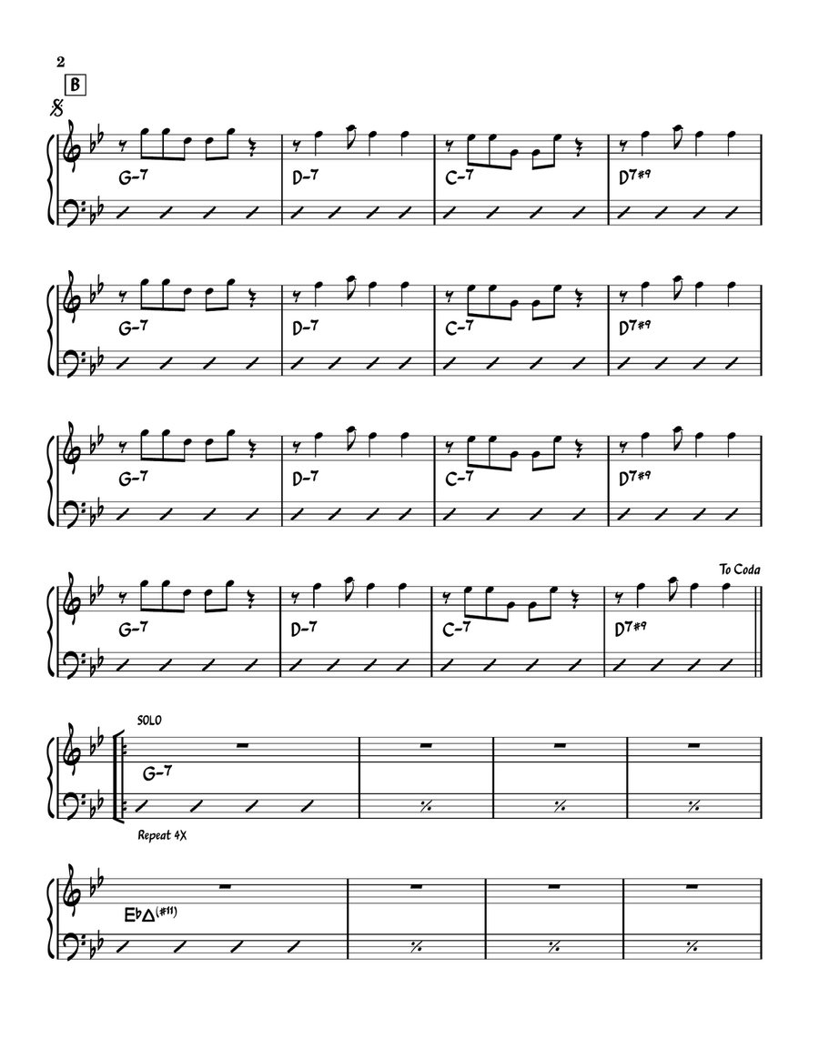 Speak Life Tenor Saxophone scores gallery preview page 2