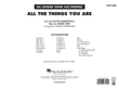 All The Things You Are (arr. Michele Fernández) - Conductor Score (Full Score)
