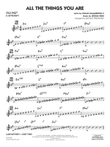 All The Things You Are (arr. Michele Fernández) - Bb Solo Sheet