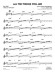All The Things You Are (arr. Michele Fernández) - C Solo Sheet