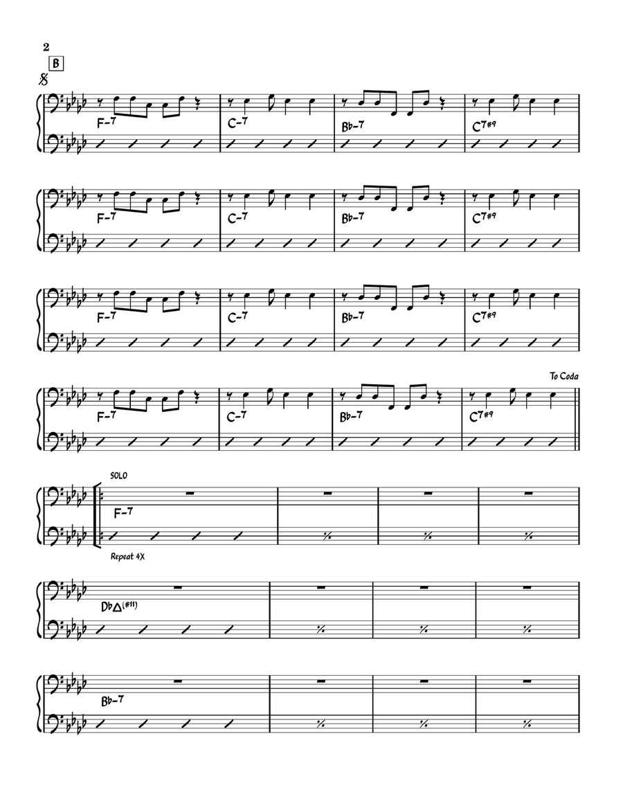 Speak Life Trombone Solo scores gallery preview page 2