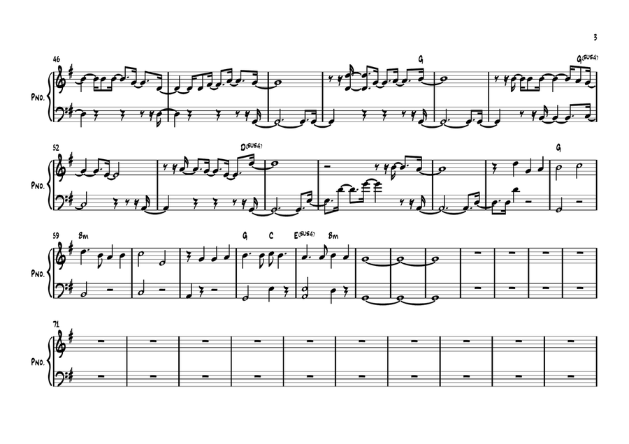 Because He Lives Because He Lives Easy Piano scores gallery preview page 3