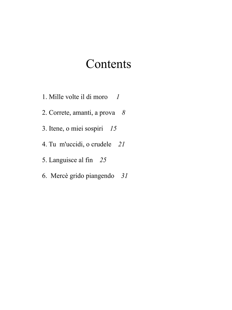 Voci dell'Ombra Piano, Vocal scores gallery preview page 3