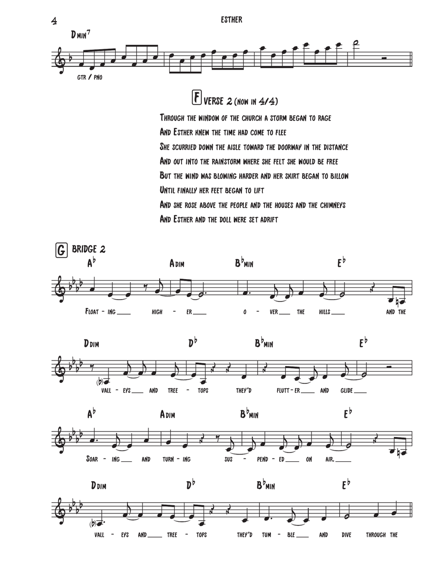 Esther Piano scores gallery preview page 4