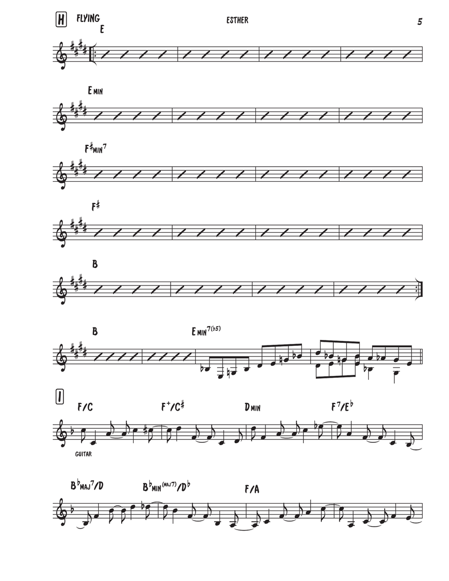 Esther Piano scores gallery preview page 5