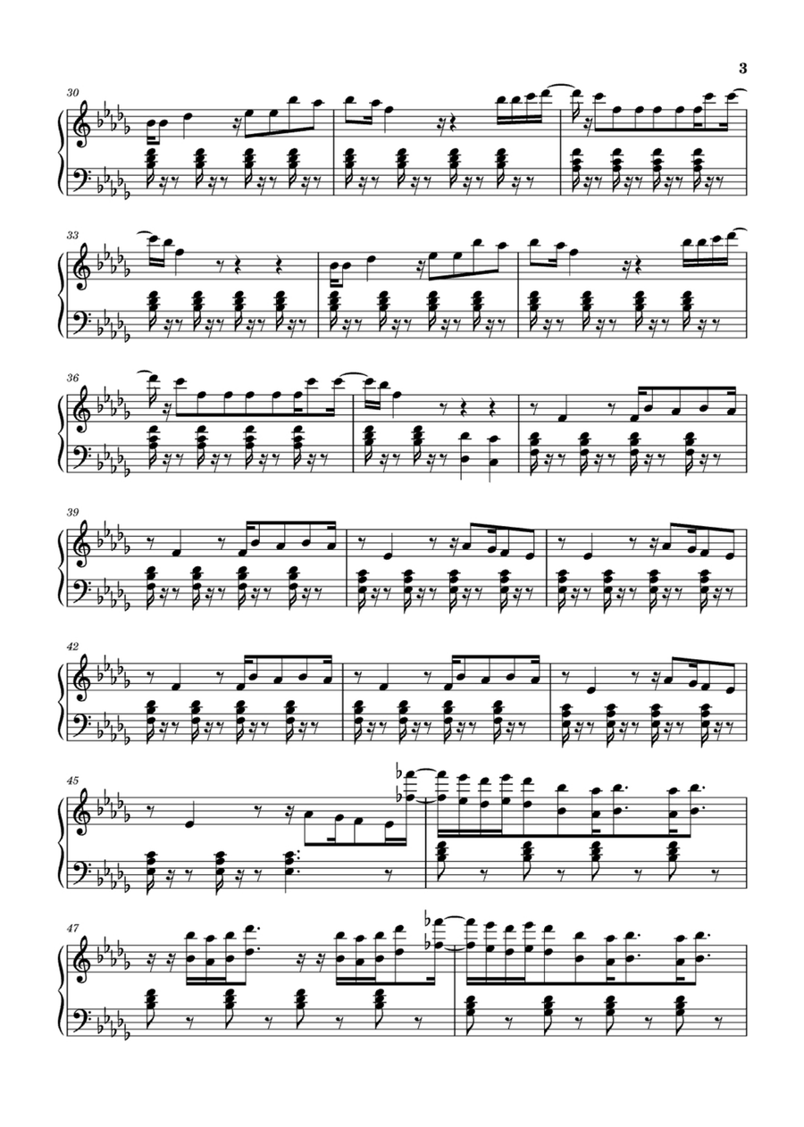 Oh My God Oh My God Easy Piano scores gallery preview page 3