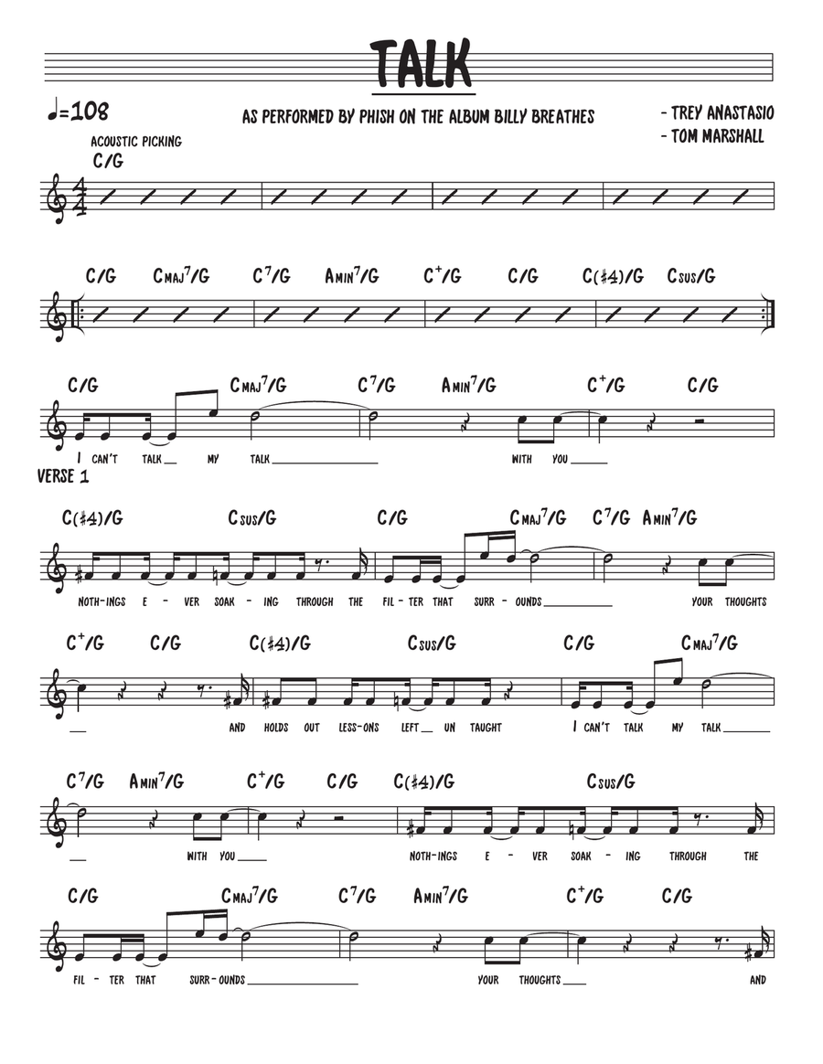 Talk Piano scores gallery preview page 1