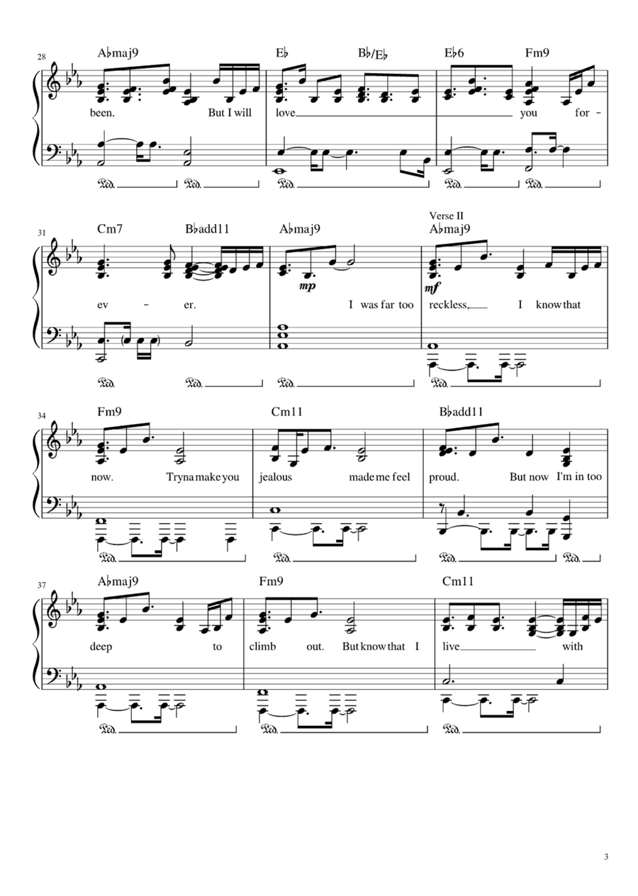 Can't Be Together Can't Be Together Easy Piano scores gallery preview page 3