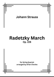 Johann Strauss - Radetzky March - for string quartet