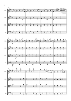 Johann Strauss - Radetzky March - for string quartet String Quartet scores gallery preview page 3