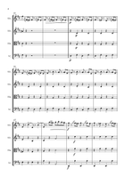 Johann Strauss - Radetzky March - for string quartet String Quartet scores gallery preview page 5