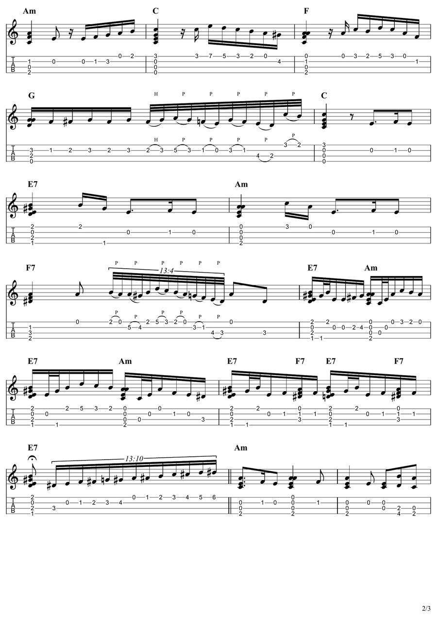 Romanza Romanza Ukulele scores gallery preview page 2