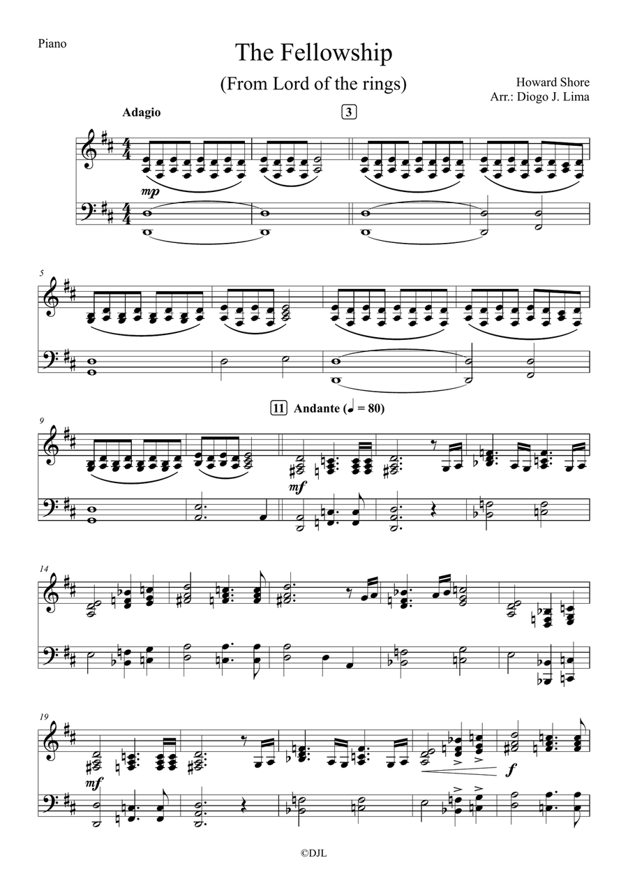The Fellowship The Fellowship Trumpet scores gallery preview page 1
