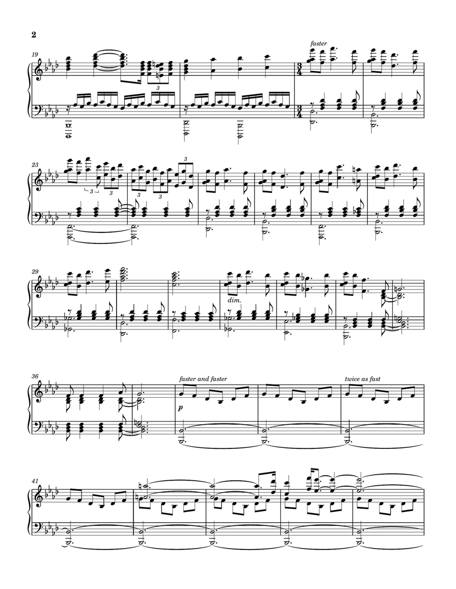 No. 9 in f minor Piano Solo scores gallery preview page 2