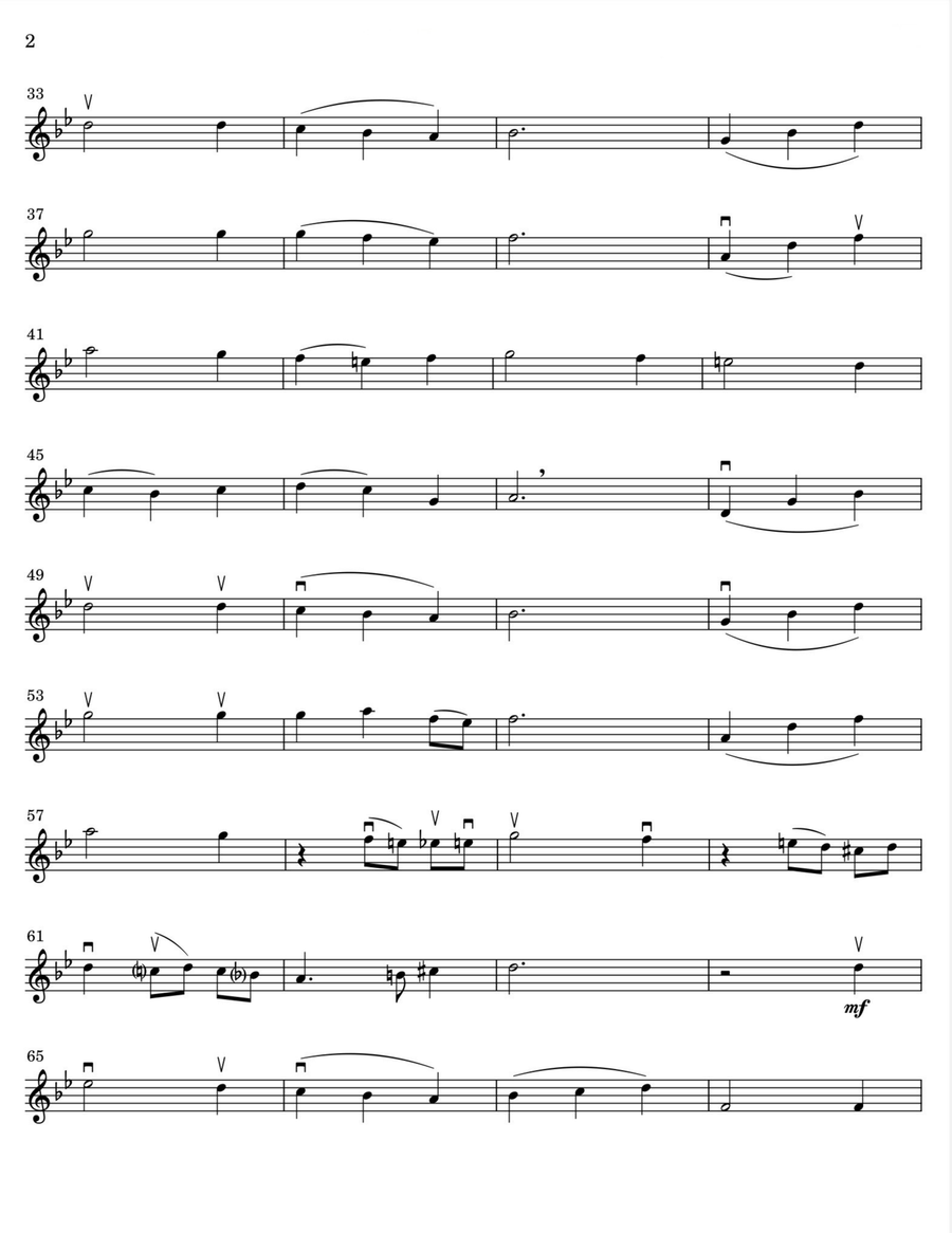 Merry-Go-Round Of Life Violin Solo scores gallery preview page 2