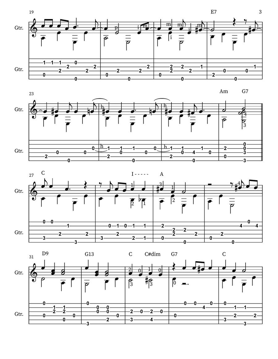 I Wanna Be Like You Acoustic Guitar scores gallery preview page 3