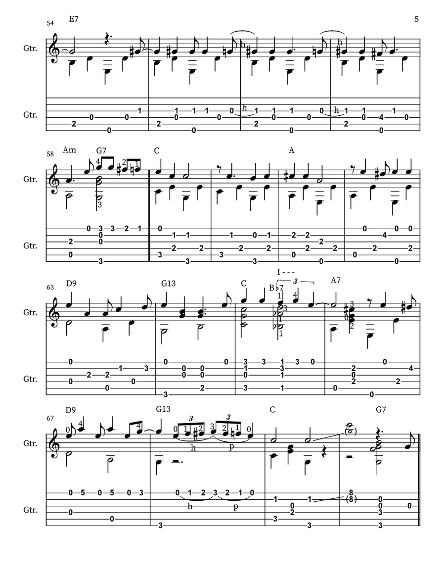 I Wanna Be Like You Acoustic Guitar scores gallery preview page 5
