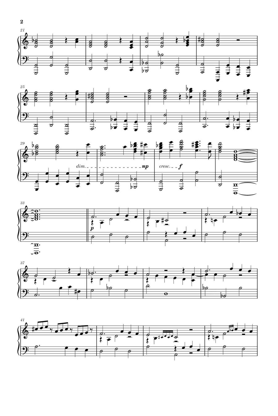 Suite in D minor HWV 437 Srabande-Gigue - George Frideric Handel Piano Solo scores gallery preview page 2