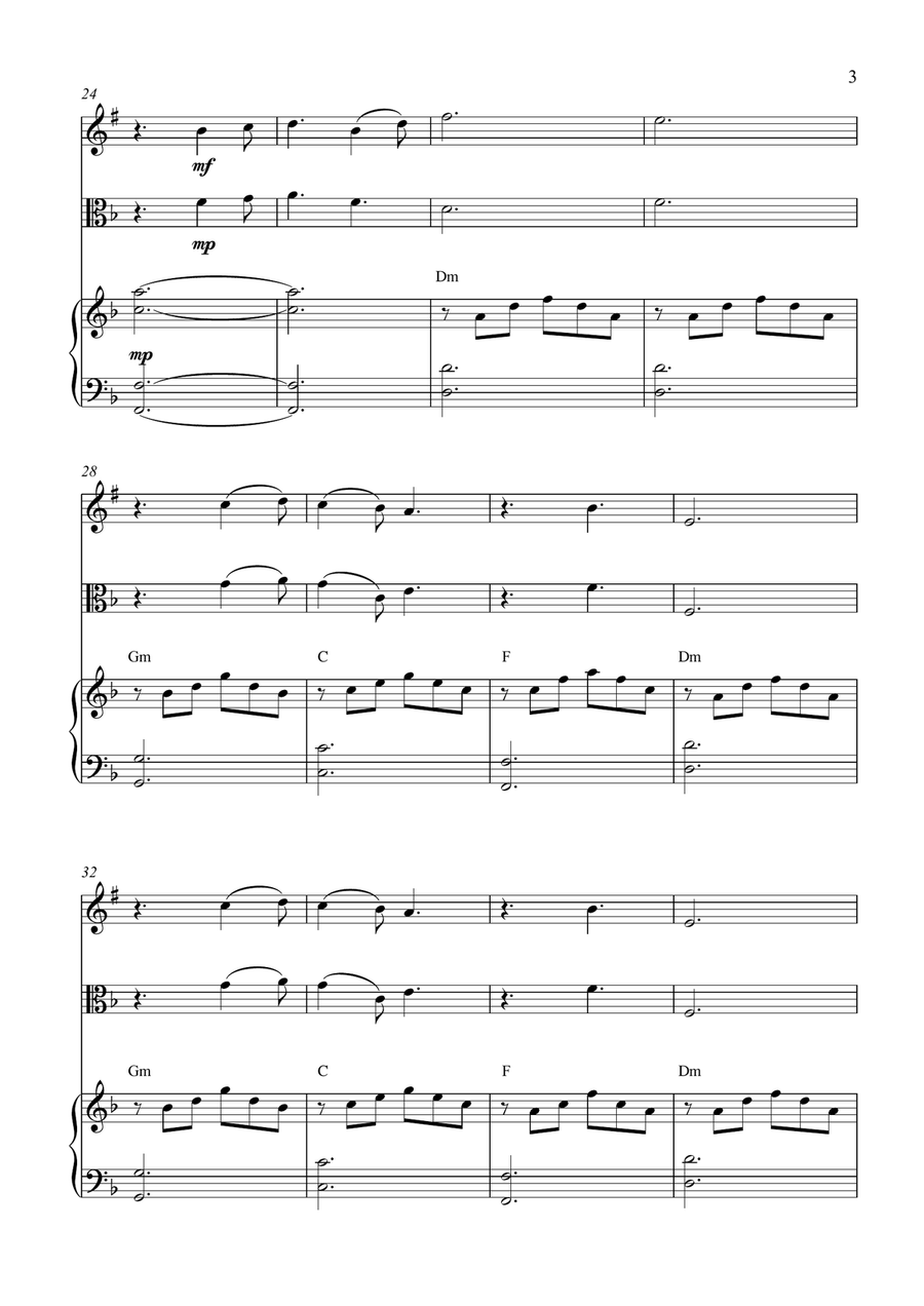 Put Your Head On My Shoulder B-Flat Clarinet scores gallery preview page 3