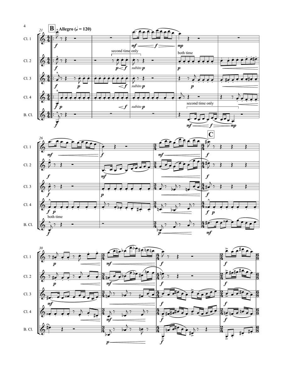 Nostalgia - Score Only Small Ensemble scores gallery preview page 6