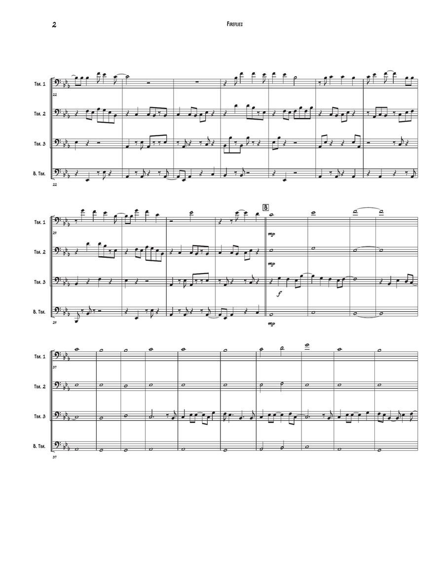 Fireflies Fireflies Brass Quartet scores gallery preview page 2