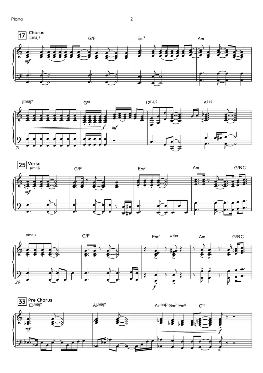 Leave The Door Open Baritone Saxophone scores gallery preview page 6