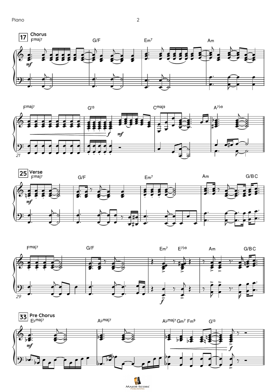 Leave The Door Open Bass Clarinet scores gallery preview page 6