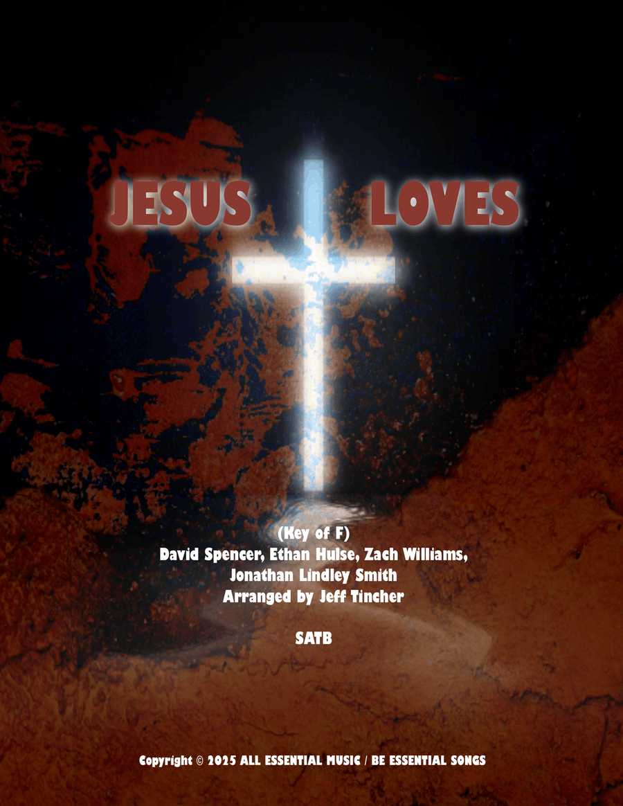 Jesus Loves 4-Part scores gallery preview page 1
