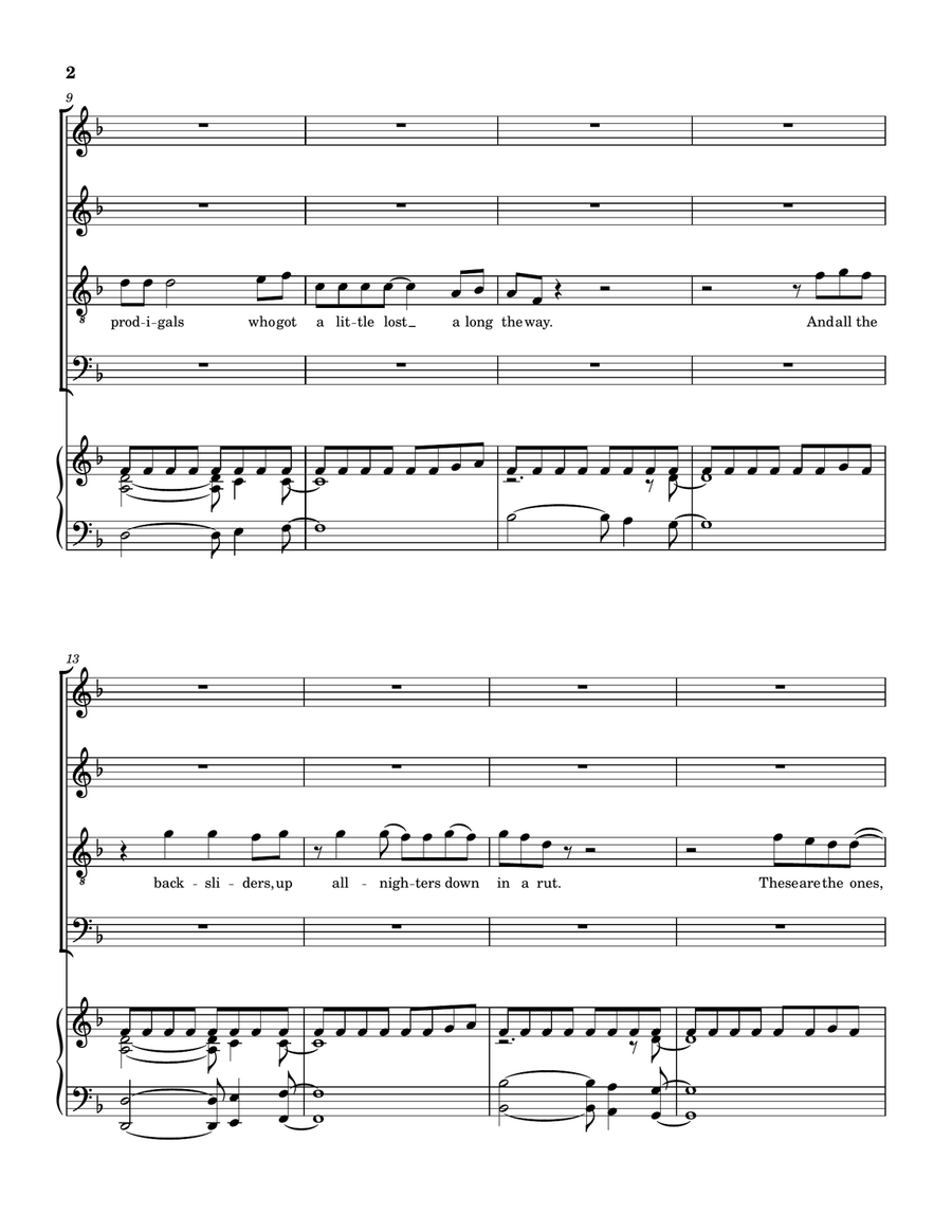 Jesus Loves 4-Part scores gallery preview page 3