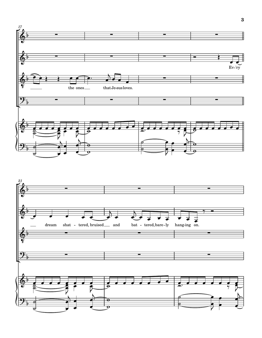 Jesus Loves 4-Part scores gallery preview page 4