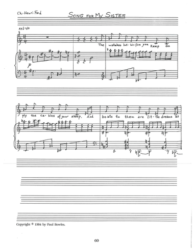 Song For My Sister