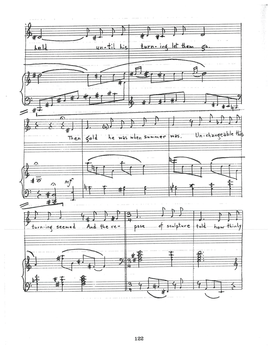 Testa Dell' Efebo Testa Dell' Efebo Piano, Vocal scores gallery preview page 2