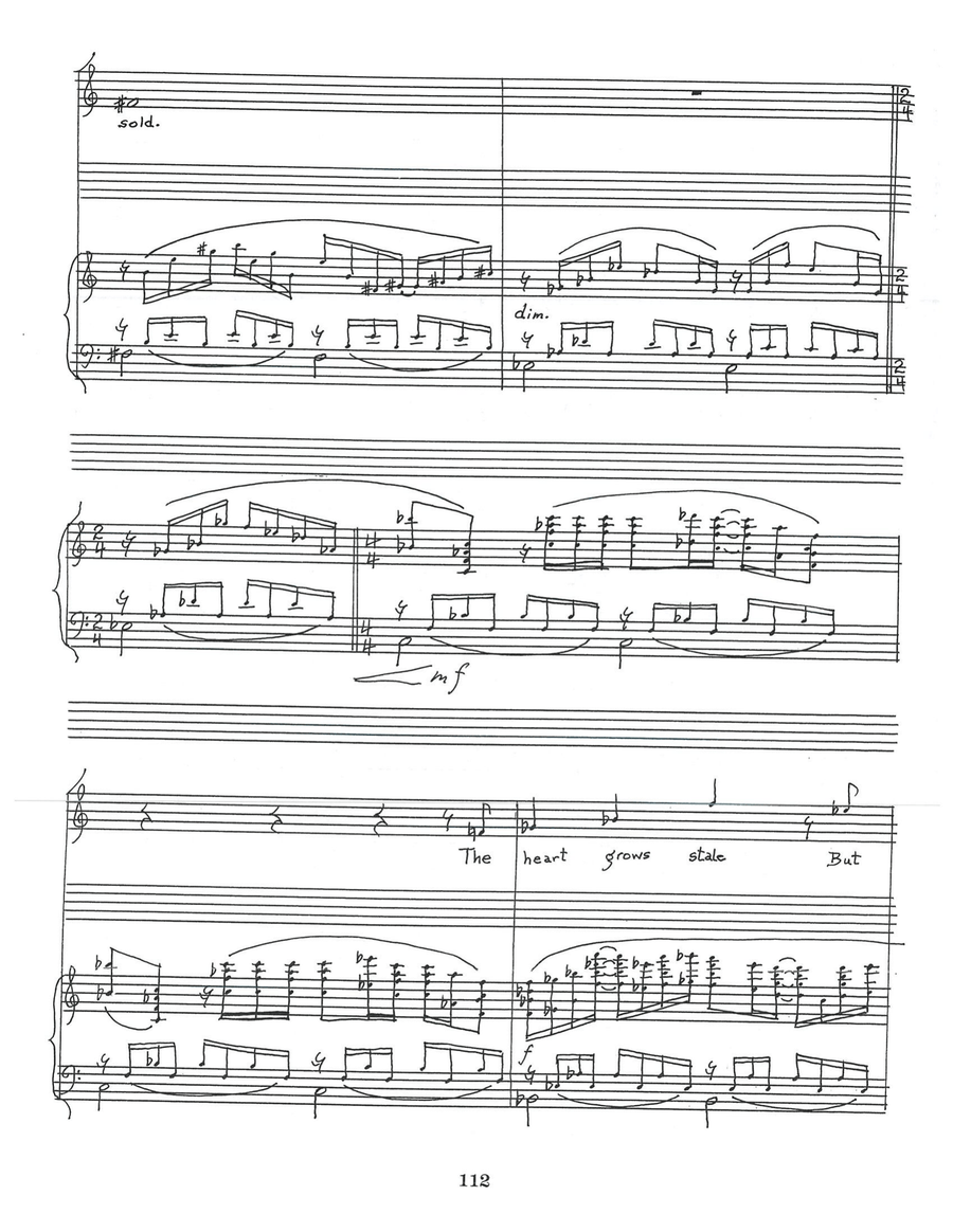 The Heart Grows Old The Heart Grows Old Piano, Vocal scores gallery preview page 2