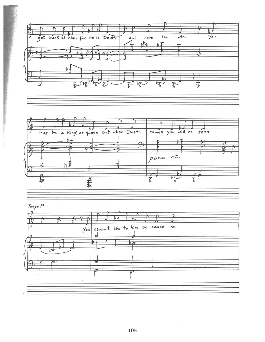 They Cannot Stop Death They Cannot Stop Death Piano, Vocal scores gallery preview page 2