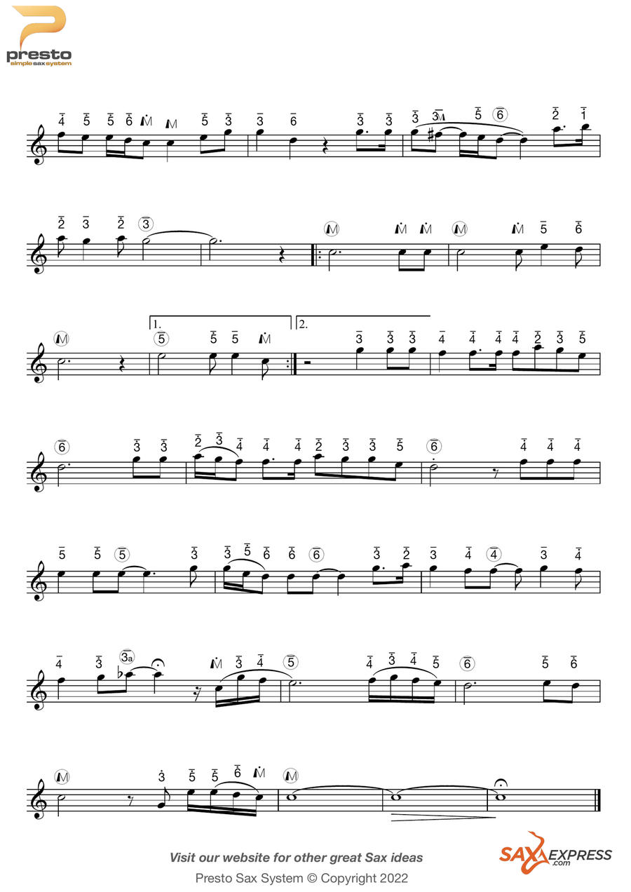 (Everything I Do) I Do It For You Saxophone scores gallery preview page 2