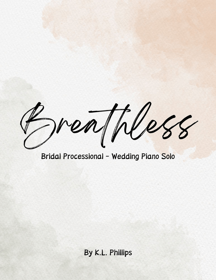 Breathless - Bridal Processional Wedding Piano Solo Piano Solo scores gallery preview page 1