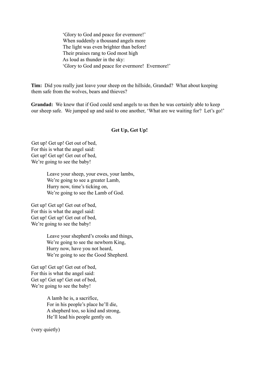 Grandad's Story Unison Choir scores gallery preview page 5