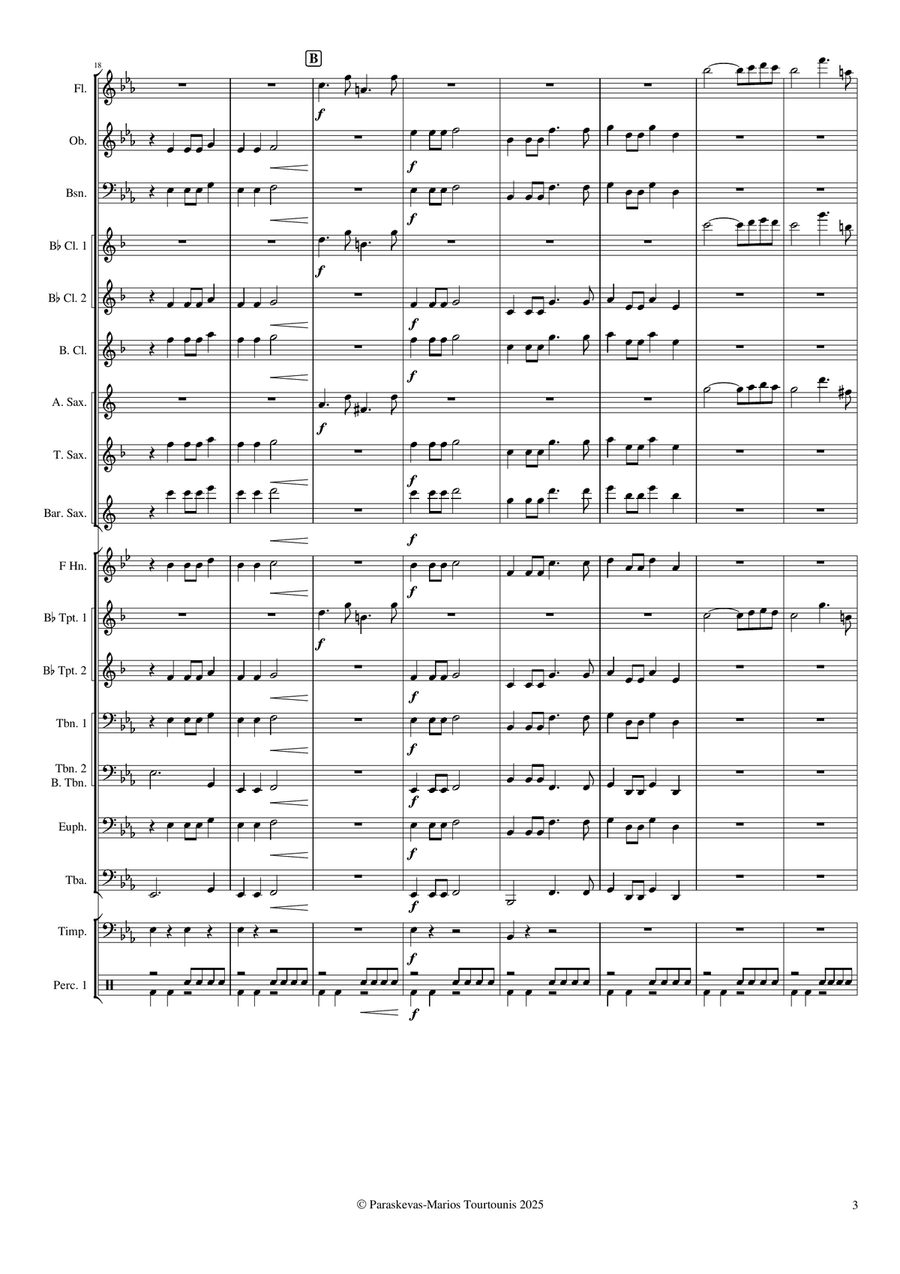 Tell Me It's You Tell Me It's You Concert Band scores gallery preview page 4