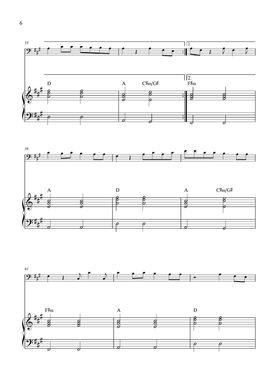 A Bar Song (Tipsy) Piano scores gallery preview page 6
