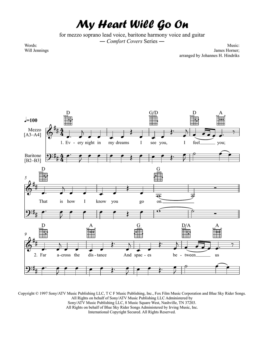 My Heart Will Go On (Love Theme From 'titanic') Piano scores gallery preview page 2
