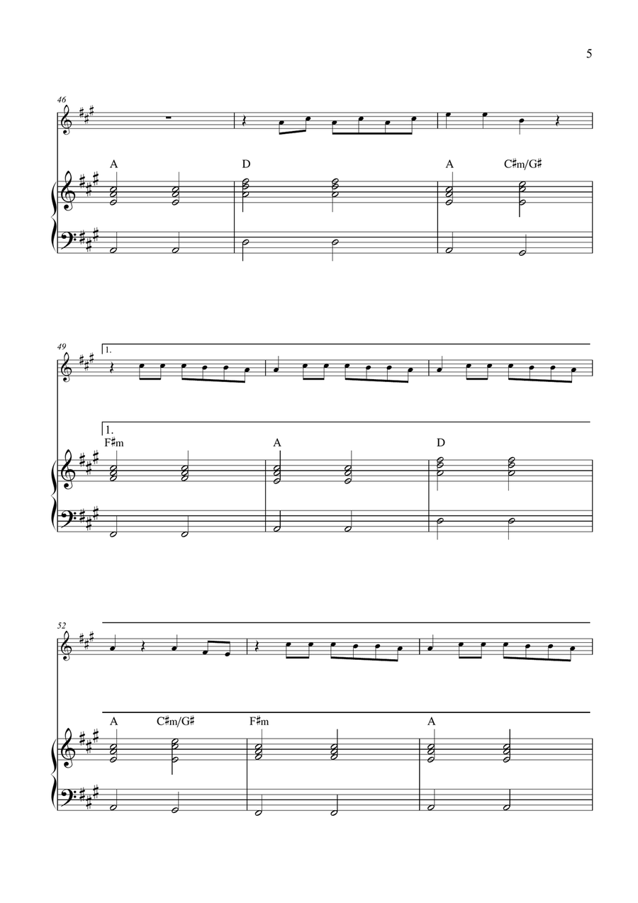 A Bar Song (Tipsy) Violin Solo scores gallery preview page 5