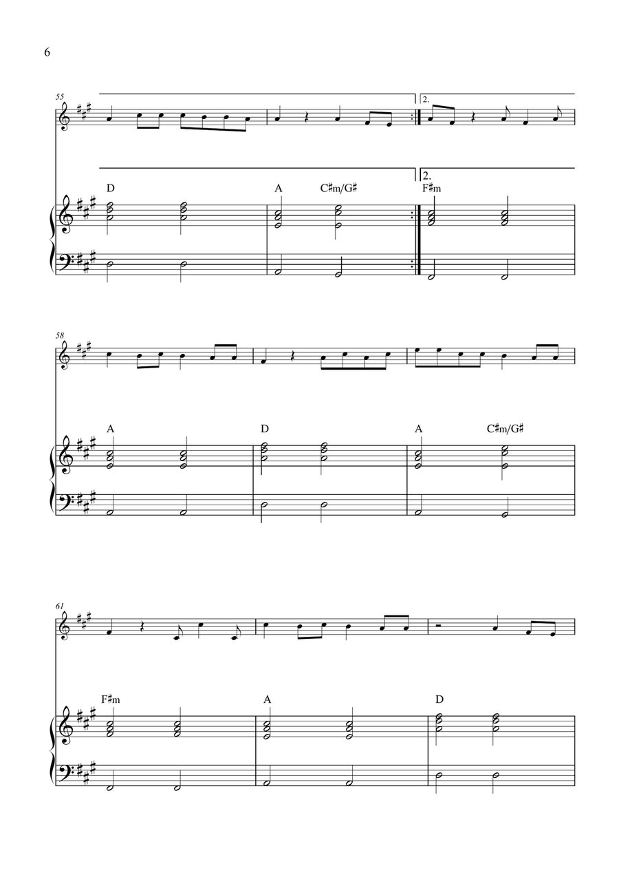 A Bar Song (Tipsy) Violin Solo scores gallery preview page 6