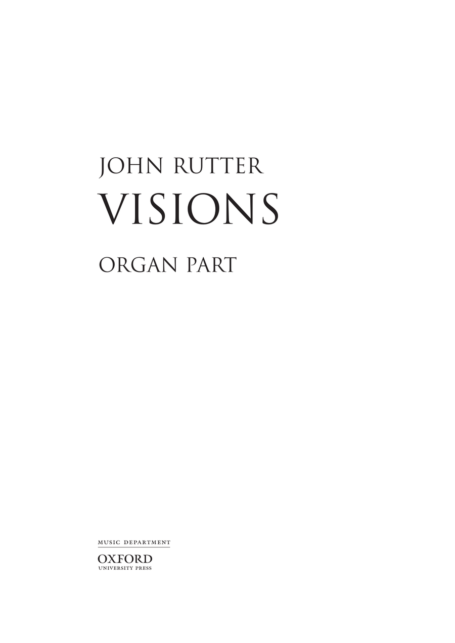 Visions Visions Organ scores gallery preview page 1