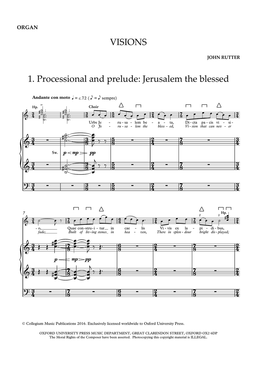 Visions Visions Organ scores gallery preview page 2