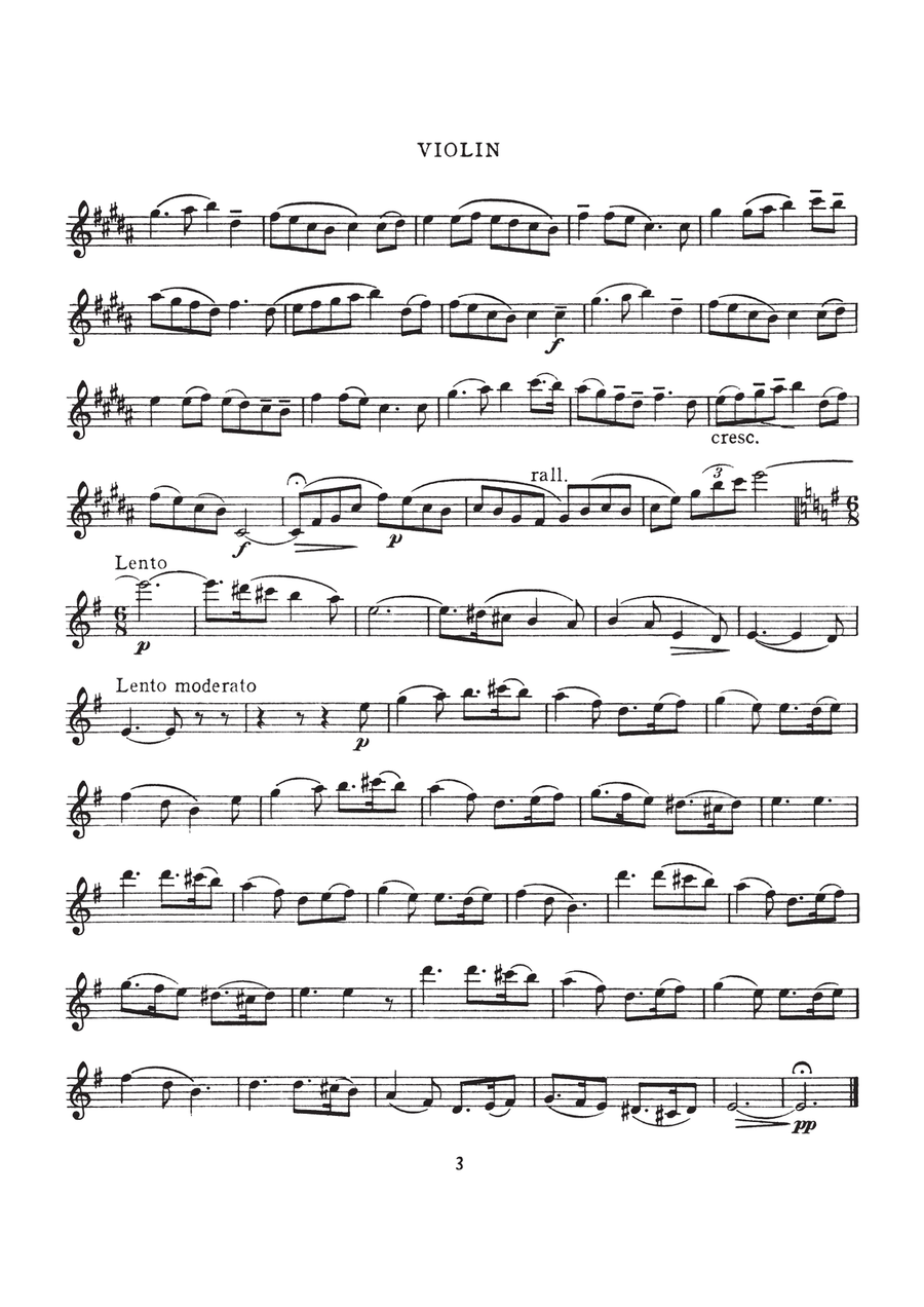 Fantasia on Greensleeves Fantasia on Greensleeves Violin Solo scores gallery preview page 3