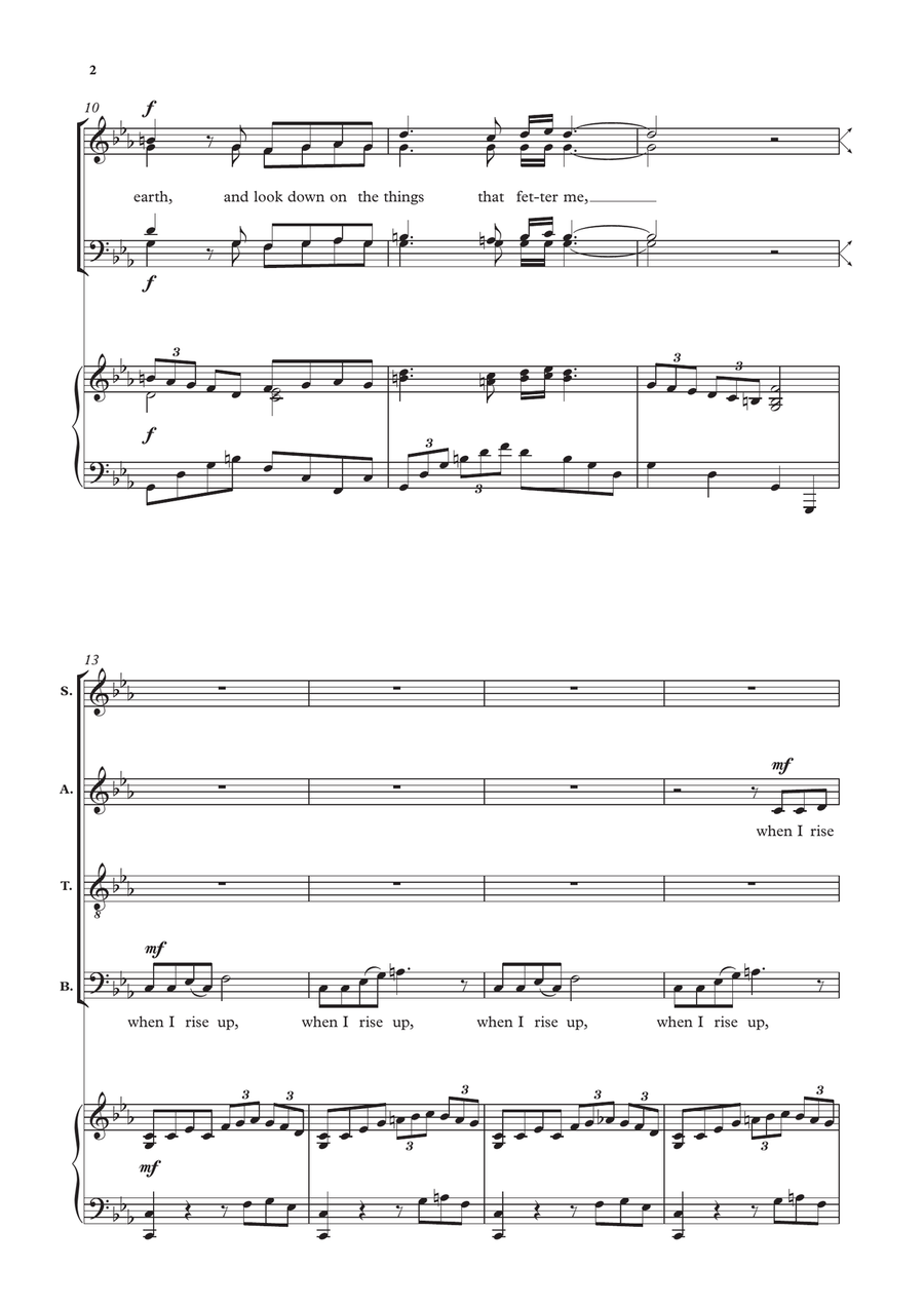 When I rise up When I rise up 4-Part scores gallery preview page 2