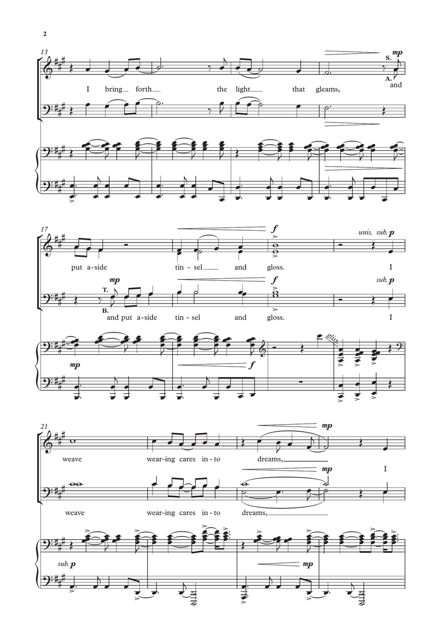 Weaving Weaving 4-Part scores gallery preview page 2