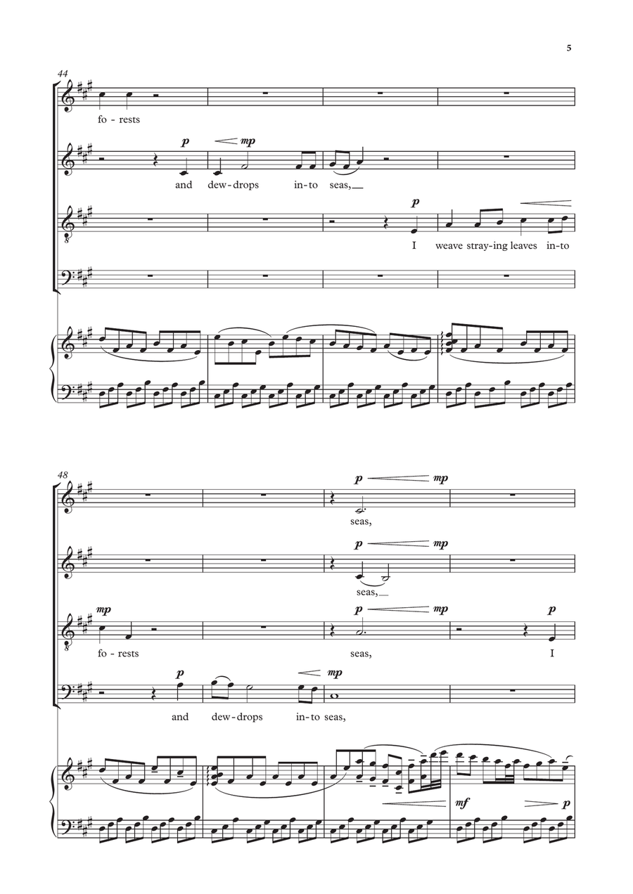 Weaving Weaving 4-Part scores gallery preview page 5